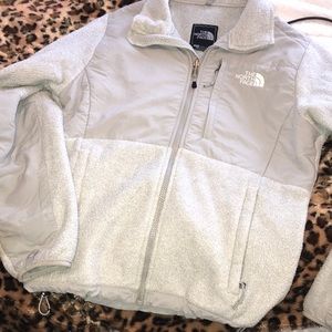 Grey north face jacket